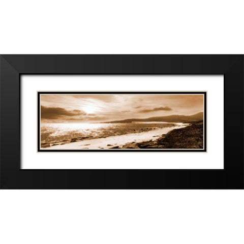 Through the Dunes Black Modern Wood Framed Art Print with Double Matting by Bay, Noah