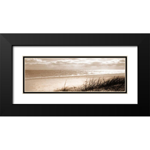 Ozone Black Modern Wood Framed Art Print with Double Matting by Bay, Noah