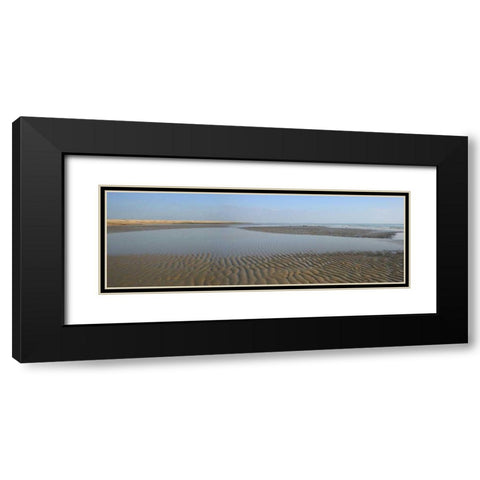 Beach Study III Black Modern Wood Framed Art Print with Double Matting by Bay, Noah