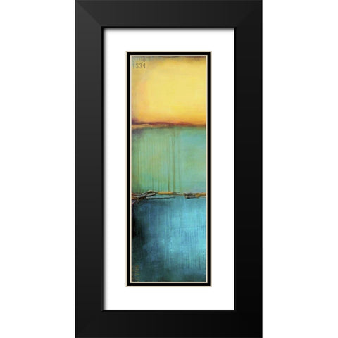 Emeralds Bay I Black Modern Wood Framed Art Print with Double Matting by Ashley, Erin
