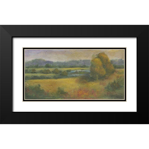 El Dorado Lake II Black Modern Wood Framed Art Print with Double Matting by Combs, Joyce