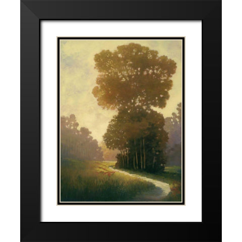 Summertime I Black Modern Wood Framed Art Print with Double Matting by Reynolds, Graham