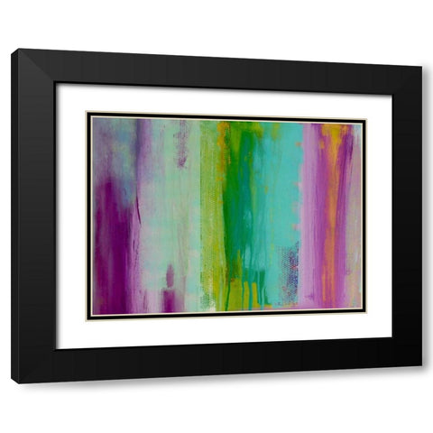 Spring Stream I Black Modern Wood Framed Art Print with Double Matting by Ashley, Erin