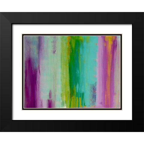 Spring Stream I Black Modern Wood Framed Art Print with Double Matting by Ashley, Erin