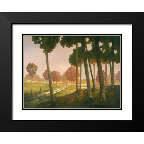 Morning Light II Black Modern Wood Framed Art Print with Double Matting by Reynolds, Graham
