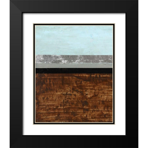 Textured Light I Black Modern Wood Framed Art Print with Double Matting by Avondet, Natalie