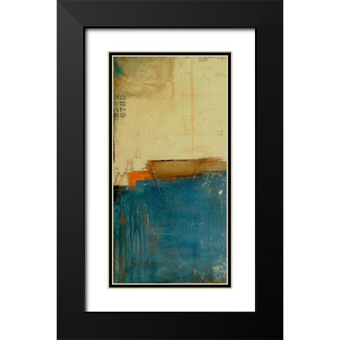 Backward Mile I Black Modern Wood Framed Art Print with Double Matting by Ashley, Erin