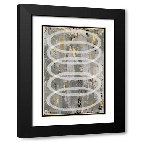 Double Nested Spring Black Modern Wood Framed Art Print with Double Matting by Avondet, Natalie
