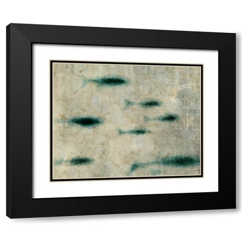 New School I Black Modern Wood Framed Art Print with Double Matting by Vision Studio