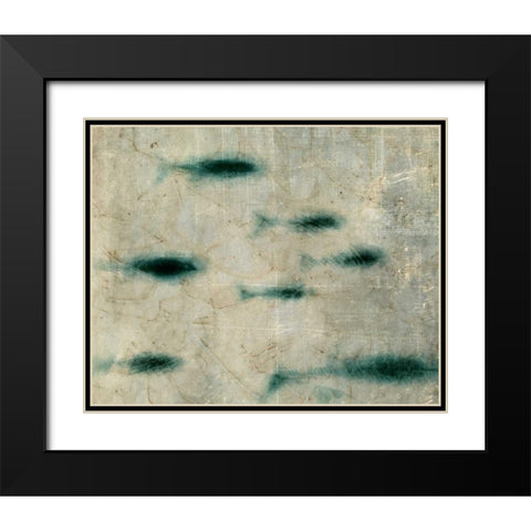 New School I Black Modern Wood Framed Art Print with Double Matting by Vision Studio