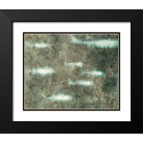 New School III Black Modern Wood Framed Art Print with Double Matting by Vision Studio
