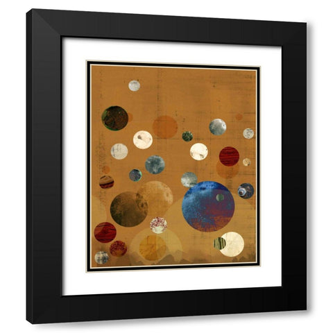 Celeste II Black Modern Wood Framed Art Print with Double Matting by Ludwig, Alicia
