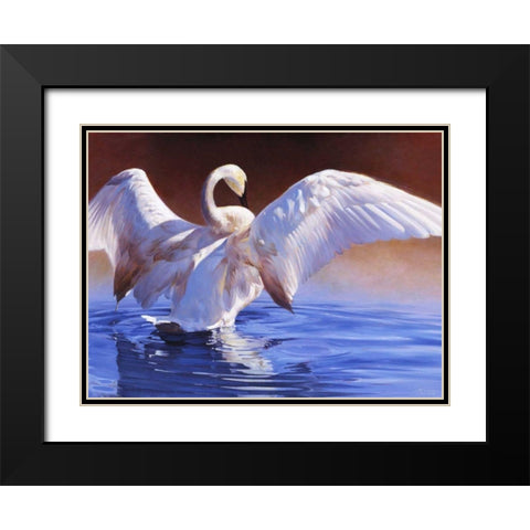 Boudoir Black Modern Wood Framed Art Print with Double Matting by Chapman, Julie T.