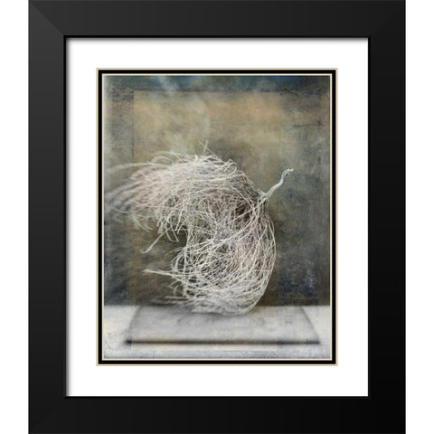 Desert Form I Black Modern Wood Framed Art Print with Double Matting by Ray, Elena