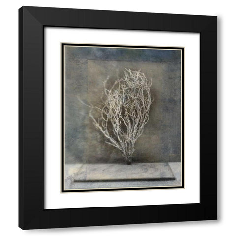 Desert Form III Black Modern Wood Framed Art Print with Double Matting by Ray, Elena