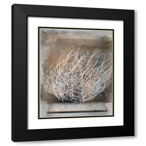 Desert Form V Black Modern Wood Framed Art Print with Double Matting by Ray, Elena
