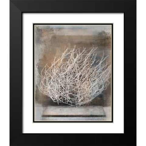 Desert Form V Black Modern Wood Framed Art Print with Double Matting by Ray, Elena