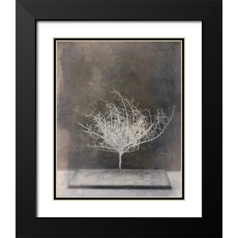 Desert Form VI Black Modern Wood Framed Art Print with Double Matting by Ray, Elena