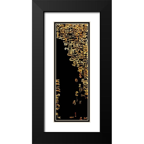 Stock I Black Modern Wood Framed Art Print with Double Matting by Ashley, Erin