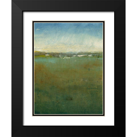 Atmospheric Field II Black Modern Wood Framed Art Print with Double Matting by OToole, Tim