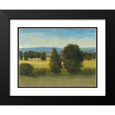 Verdant Meadow I Black Modern Wood Framed Art Print with Double Matting by OToole, Tim