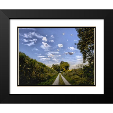 Magritte Morning Black Modern Wood Framed Art Print with Double Matting by Chester, Colby