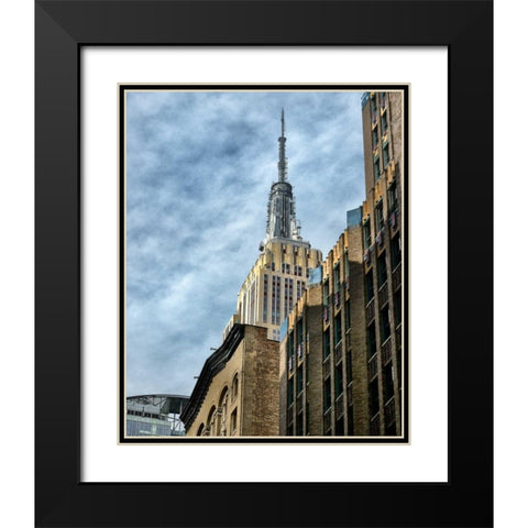 Empire State Black Modern Wood Framed Art Print with Double Matting by Chester, Colby
