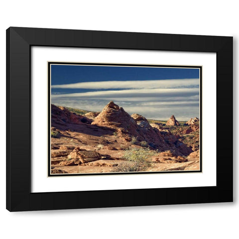 Coyote Buttes Black Modern Wood Framed Art Print with Double Matting by Chester, Colby