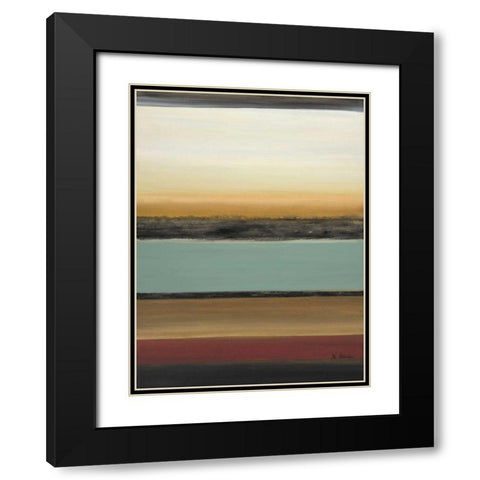 Arabian Night I Black Modern Wood Framed Art Print with Double Matting by Green-Aldridge, W.
