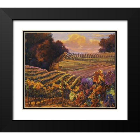 Fall Promise Black Modern Wood Framed Art Print with Double Matting by Hadfield, Clif