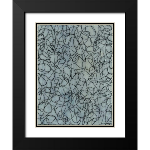 Tales of a Tailor II Black Modern Wood Framed Art Print with Double Matting by Avondet, Natalie