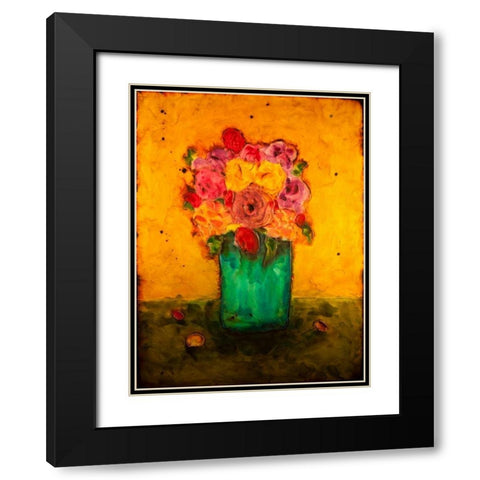 Good Morning Sunshine Black Modern Wood Framed Art Print with Double Matting by Quin, Marabeth