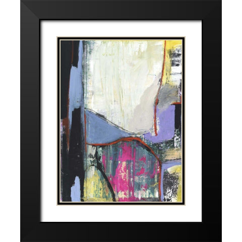 Walking Through II Black Modern Wood Framed Art Print with Double Matting by Fuchs, Jodi