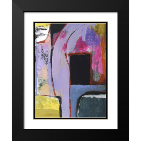 Walking Through III Black Modern Wood Framed Art Print with Double Matting by Fuchs, Jodi