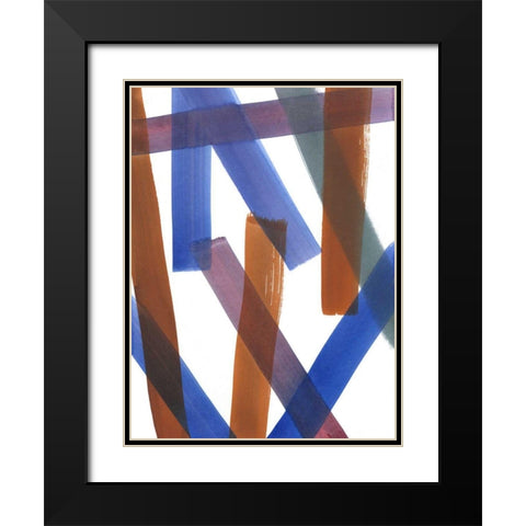 Over Pass III Black Modern Wood Framed Art Print with Double Matting by Fuchs, Jodi