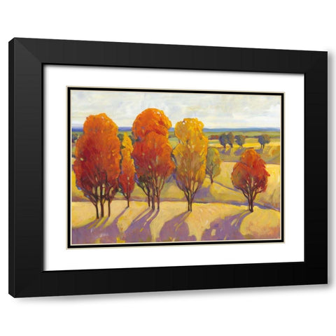 Day Glow II Black Modern Wood Framed Art Print with Double Matting by OToole, Tim