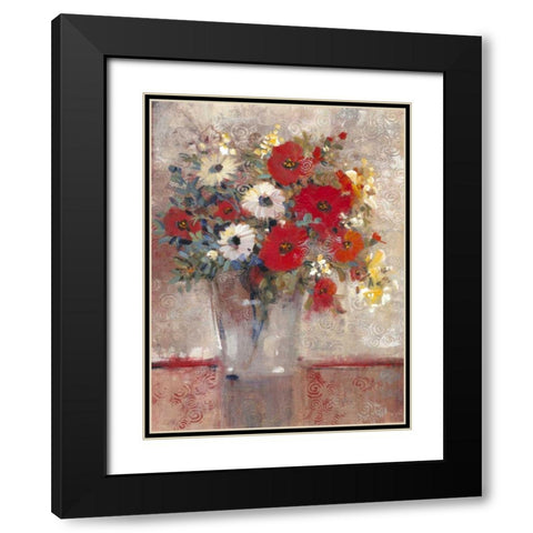 Curly Still Life II Black Modern Wood Framed Art Print with Double Matting by OToole, Tim