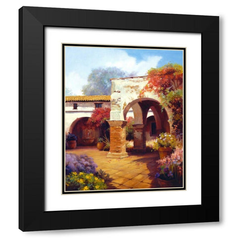 Capistrano Black Modern Wood Framed Art Print with Double Matting by Hawley, Carolyne