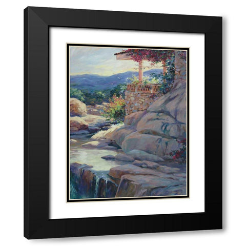 Chicos Overlook Black Modern Wood Framed Art Print with Double Matting by Pollard, Julie G.