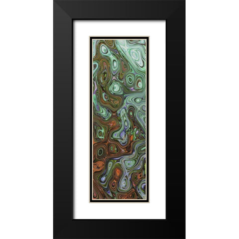 Creation I Black Modern Wood Framed Art Print with Double Matting by Harrington, Danielle