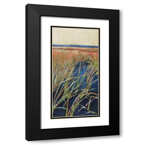 Pastel Wetlands I Black Modern Wood Framed Art Print with Double Matting by Wilkins, Suzanne