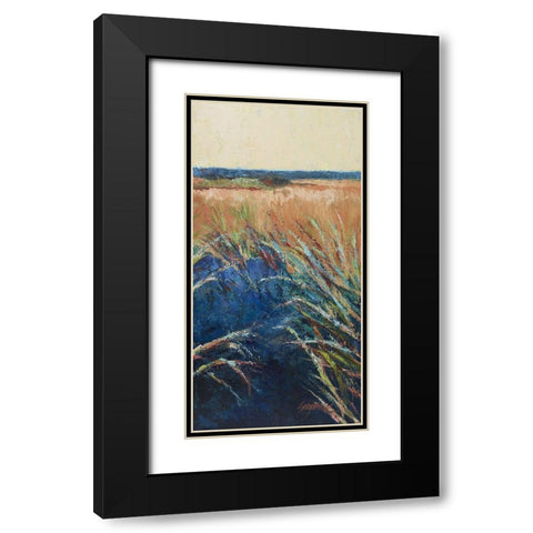 Pastel Wetlands II Black Modern Wood Framed Art Print with Double Matting by Wilkins, Suzanne