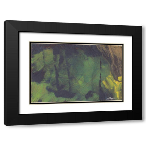 Dream Swing Black Modern Wood Framed Art Print with Double Matting by Roll, Dlynn