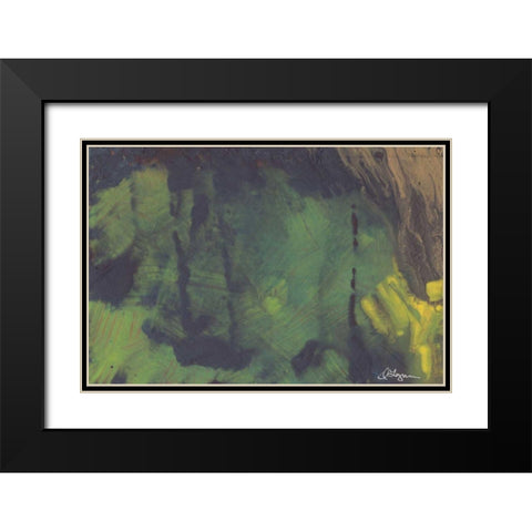 Dream Swing Black Modern Wood Framed Art Print with Double Matting by Roll, Dlynn