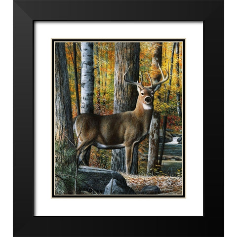 Broken Silence Black Modern Wood Framed Art Print with Double Matting by Daniel, Kevin