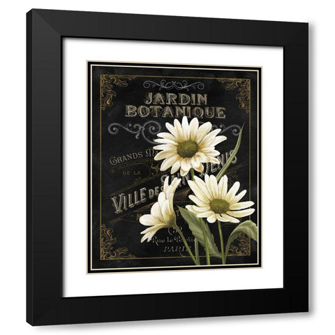 Botanical Collection I Black Modern Wood Framed Art Print with Double Matting by White, Abby