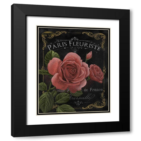 Botanical Collection III Black Modern Wood Framed Art Print with Double Matting by White, Abby