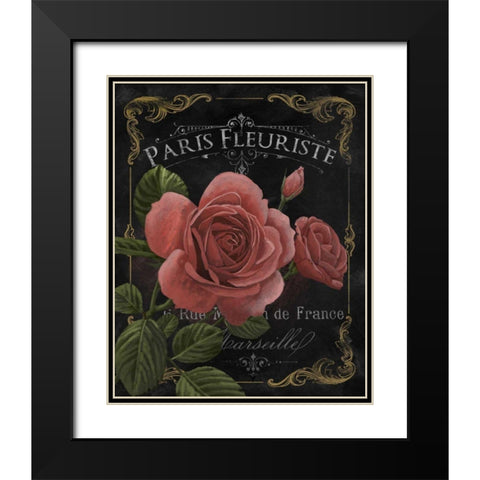 Botanical Collection III Black Modern Wood Framed Art Print with Double Matting by White, Abby