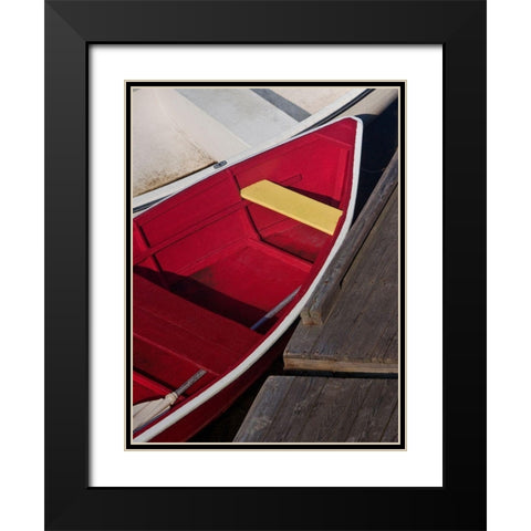 Row Boats VI Black Modern Wood Framed Art Print with Double Matting by Perry, Rachel