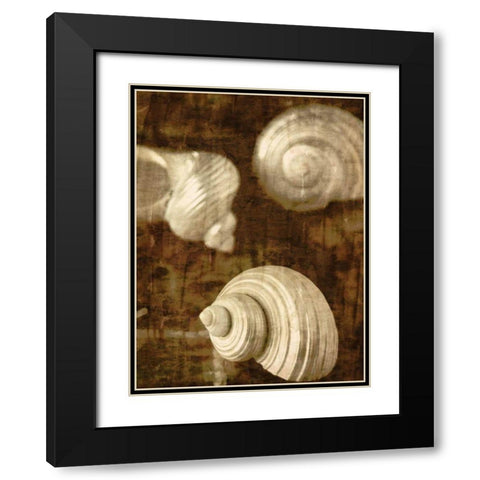 Pastel Quadrants I Black Modern Wood Framed Art Print with Double Matting by Mountain, Ricki